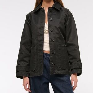 Abercrombie & Fitch Black Utility Jacket
